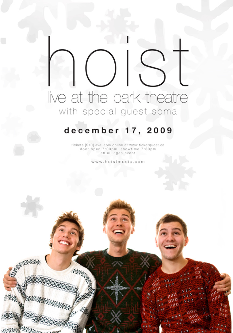 Hoist Christmas Poster